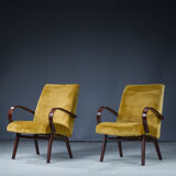 Armchairs by Jaroslav Smidek for Ton, 1960s, Set of 2