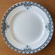 6 antique dessert plates in Saint-Amand earthenware (Nord)