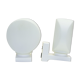 Pair of white glass wall sconces Nordlux from Denmark
