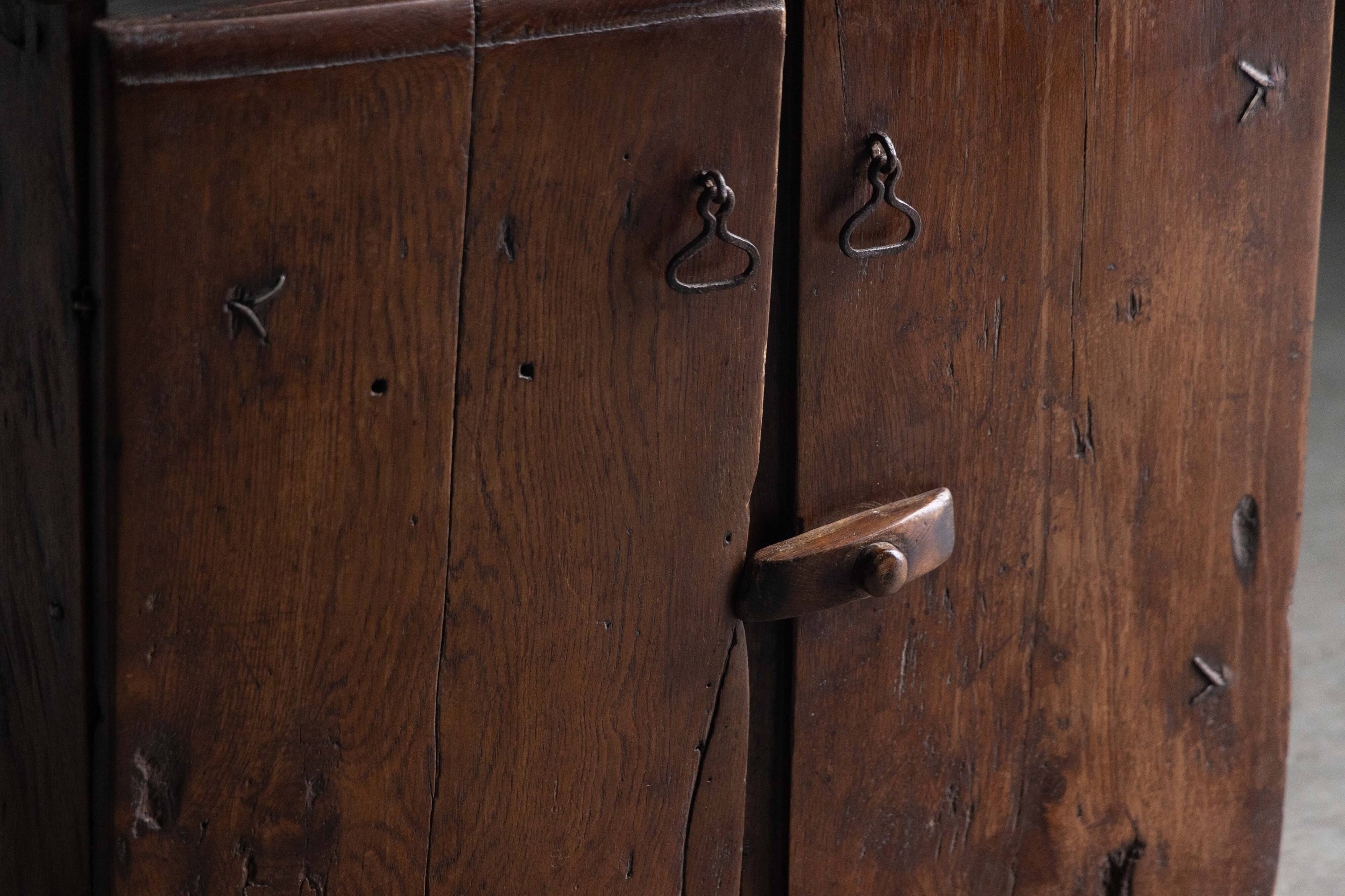 Antique Art Populaire Cabinet, France, 19th Century