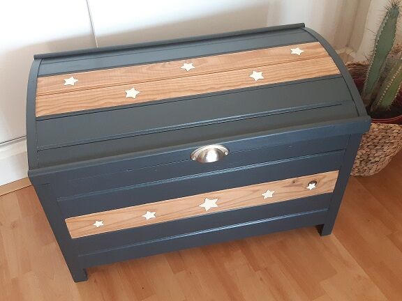Wooden storage box