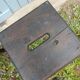 2 antique wooden workshop stools
