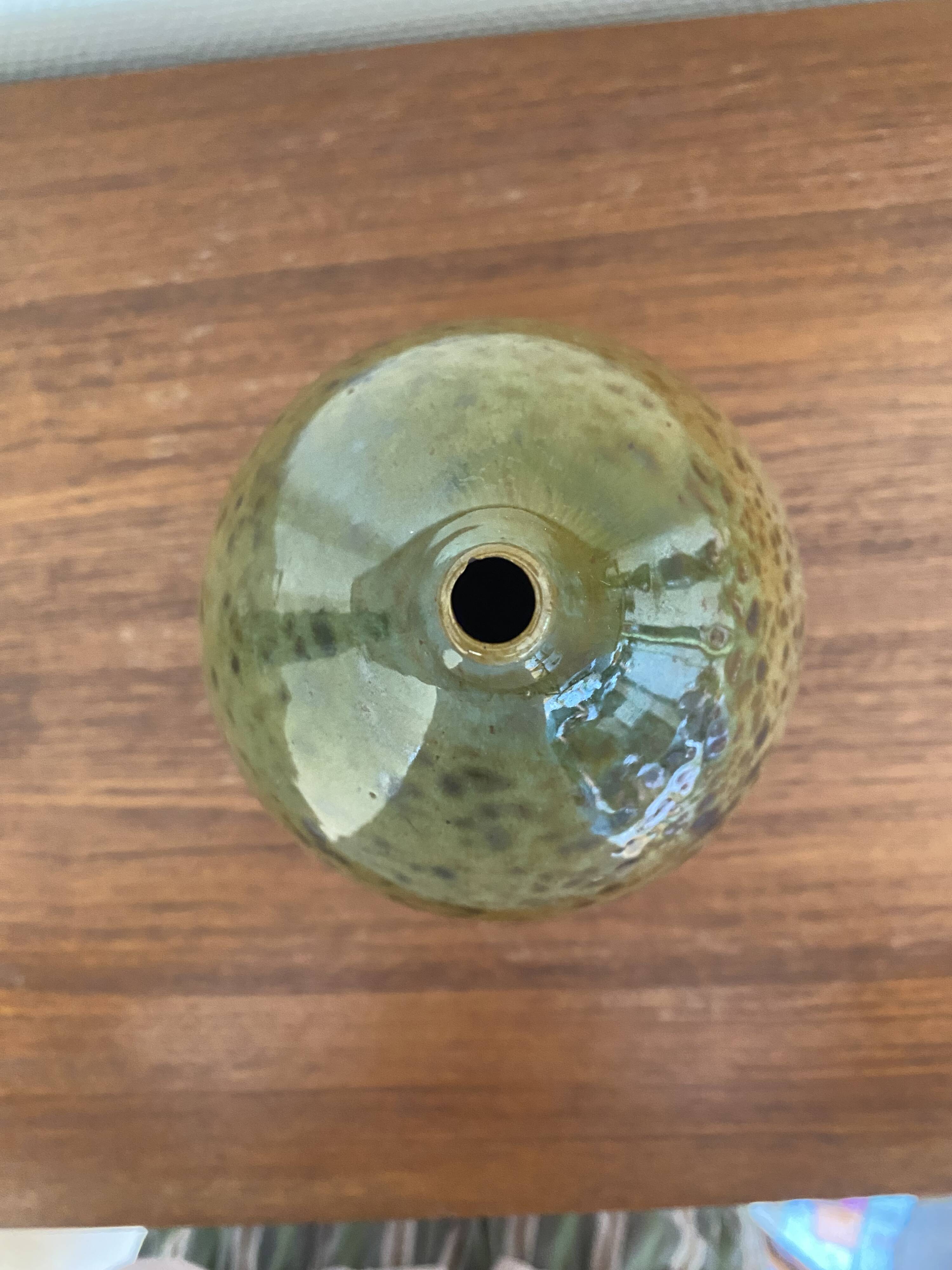 Antique handmade ceramic vase