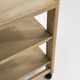Oak Serving Trolley Attributed to Guillerme and Chambron for Votre Maison, 1960s