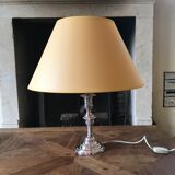 Louis XV silver metal lamp base