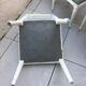 6 Louis XVI style chairs with canned back and leather seat