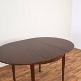 Table à manger extensible en chêne polonais du milieu du siècle, années 1960.