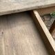 Old farmhouse table made of solid wood
