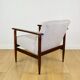 Fauteuil vintage Loft années 1970 marron clair - gris clair