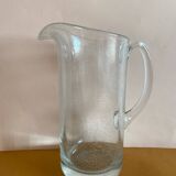 Bubble glass pitcher