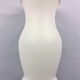 Vintage 1970 Franco Pozzi white ceramic vase
