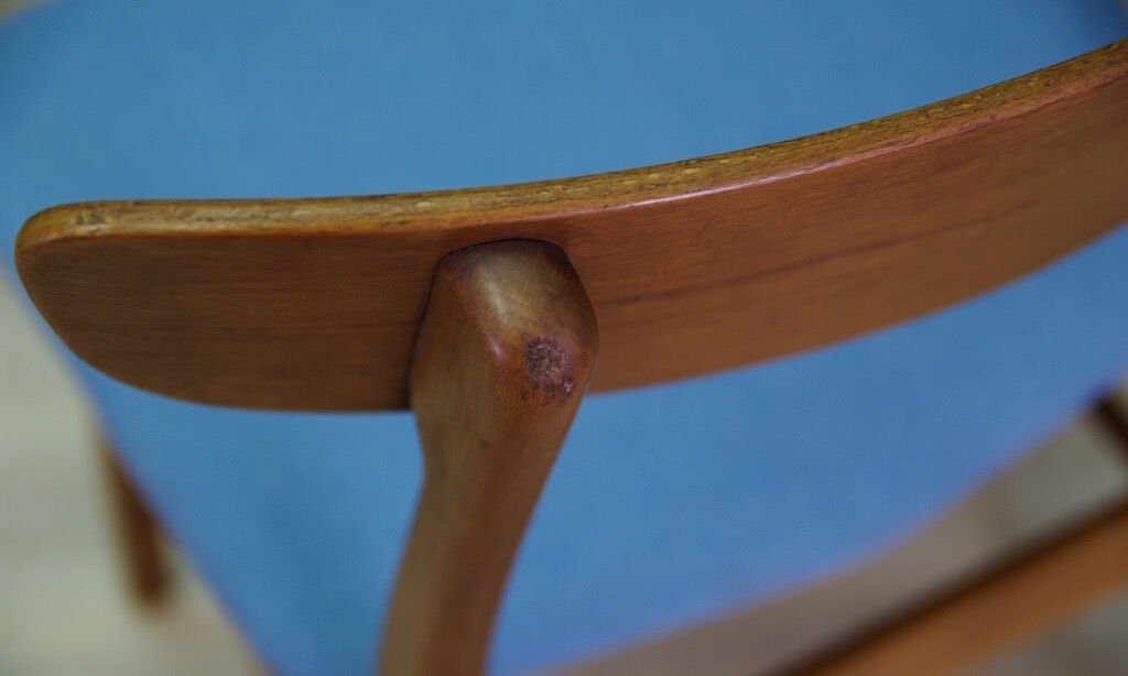 Set of 4 retro chairs from the 1960s