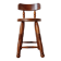 Antique chair - wood - oak - folk art - brutalist