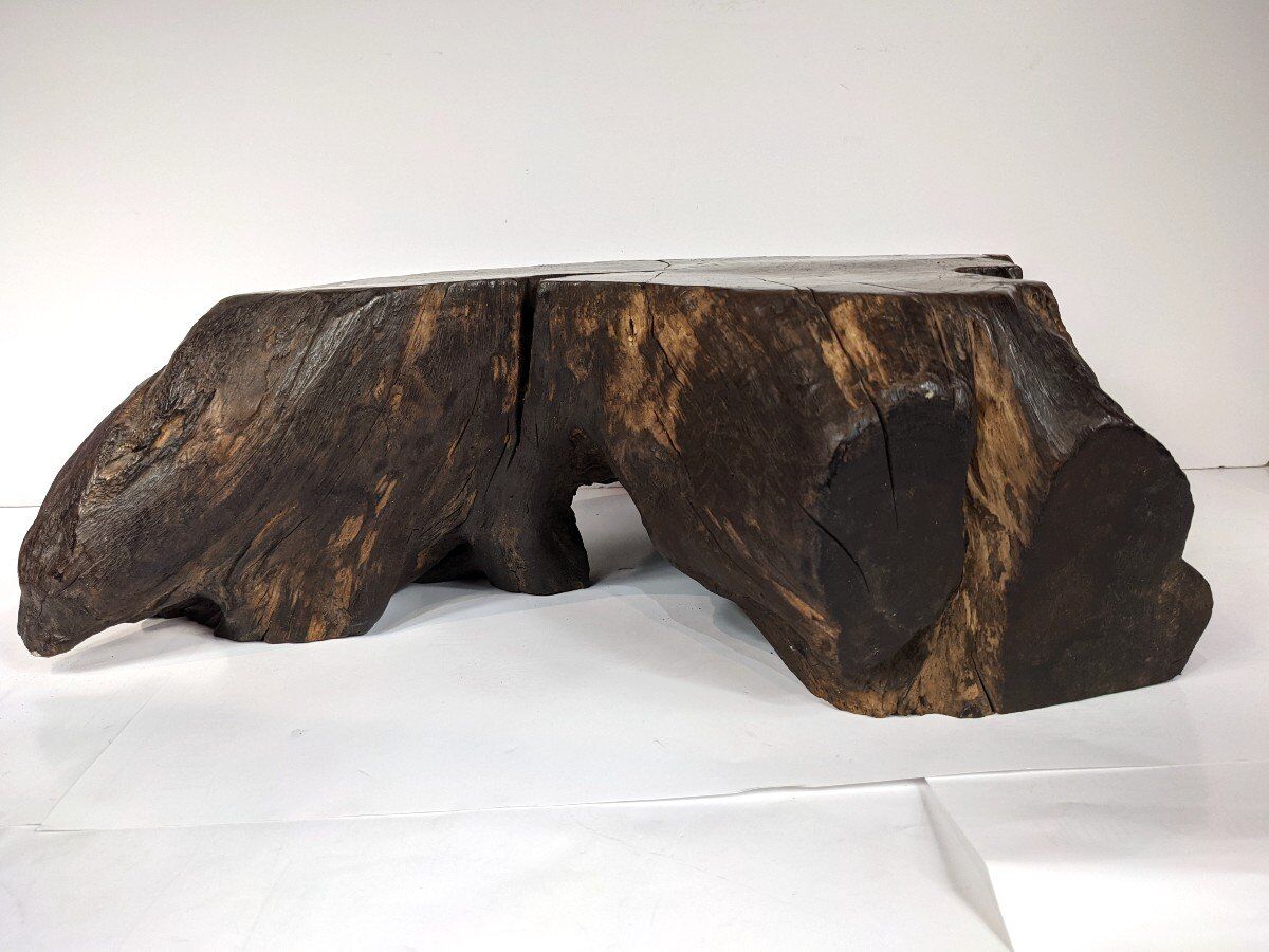 Bonsai base - root - Japan 1930-50 - vintage wabi-sabi - Kare San Sui