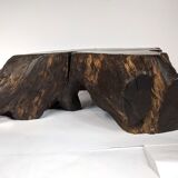 Bonsai base - root - Japan 1930-50 - vintage wabi-sabi - Kare San Sui