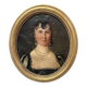 Oil on canvas "Bust of a Woman" 19th century