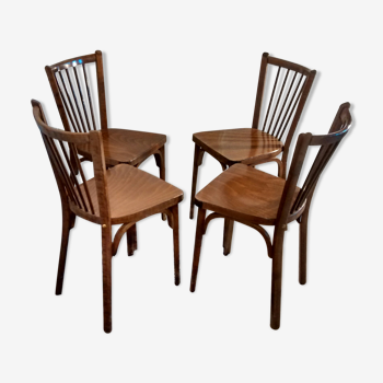 Set of four chairs bistro baumann