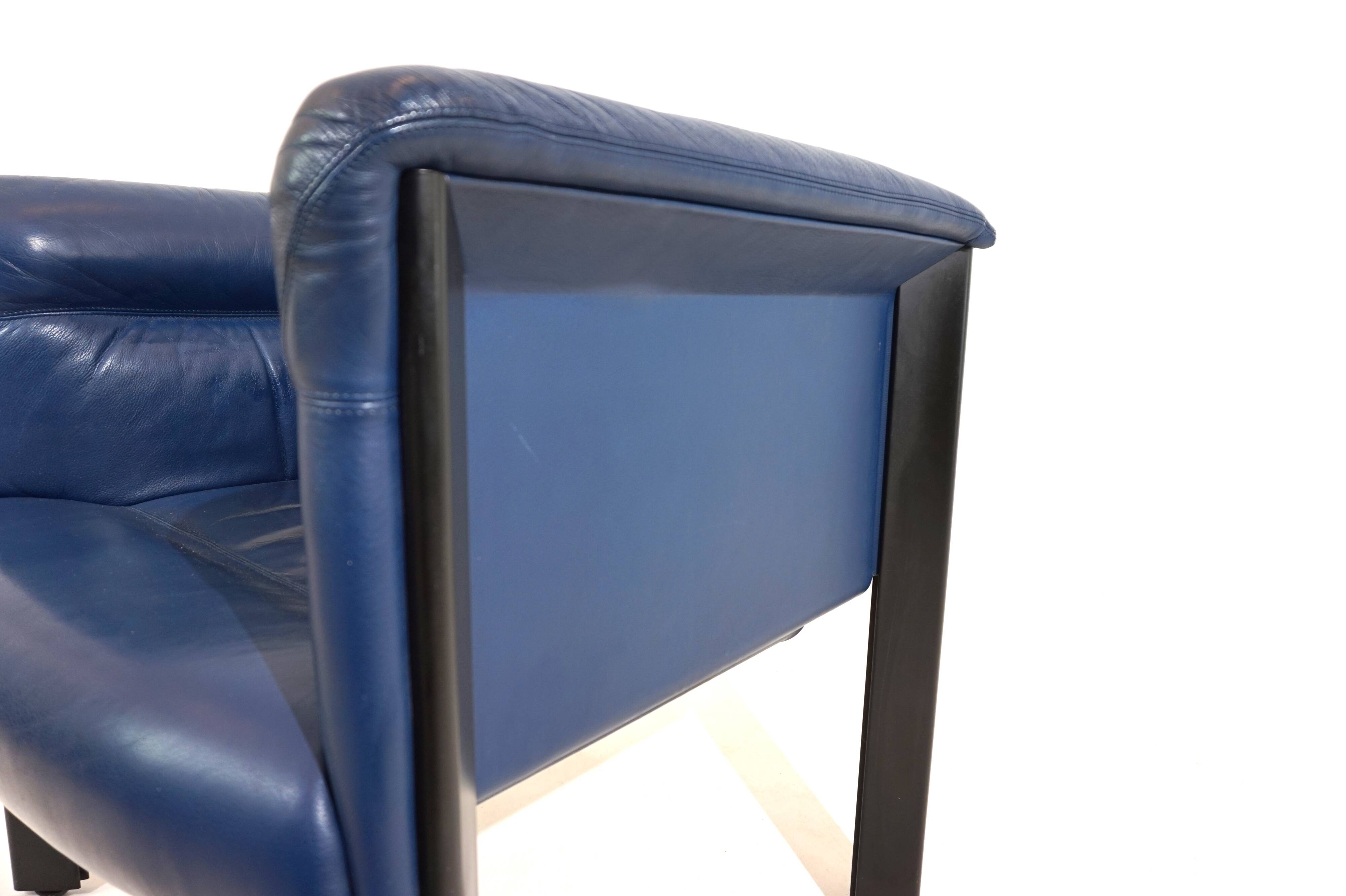 Fauteuil en cuir Poltrona Frau Interlude de Marco Zanuso