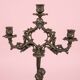 Ancien chandelier en bronze avec putto, XIXe s.