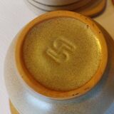 4 ear bowls in Sarreguemines sandstone