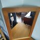 Vintage Scandinavian pine mirror