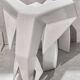 Cubist animal sculpture Ceramic elephant signed Rodrigo Solorzano