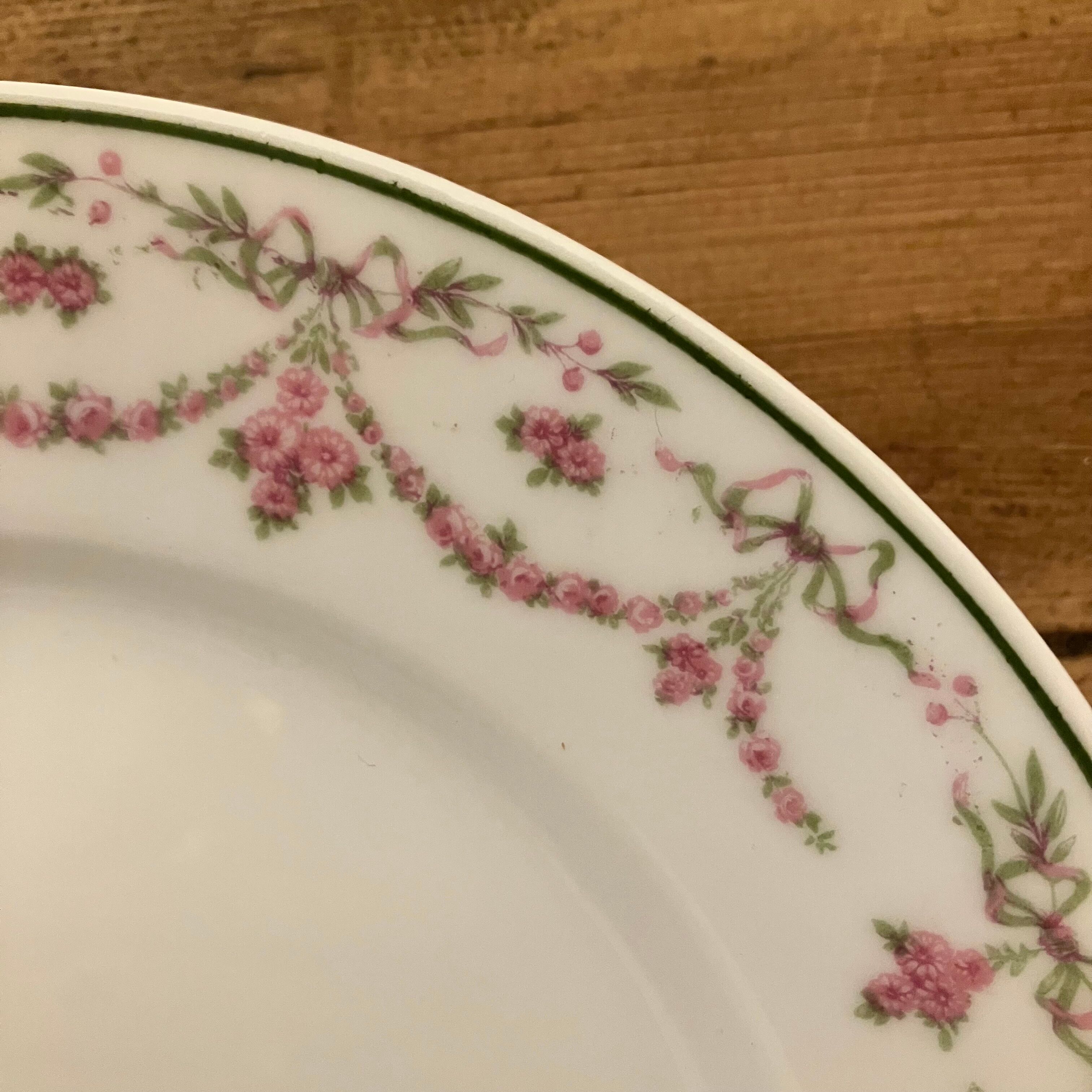 Limoges porcelain stand dish