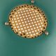 Lampe de table moderniste vert, France 1960s