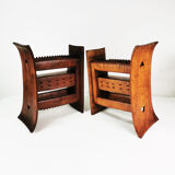 Ashanti-Akan Stools, Gahana, 1950s