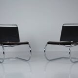 MR30/5 Tubular Steel Arm Chair by Ludwig Mies van der Rohe for Knoll Set of