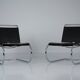 MR30/5 Tubular Steel Arm Chair by Ludwig Mies van der Rohe for Knoll Set of
