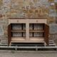 Renovated Art Deco buffet – Beige Paris-Brest & red marble