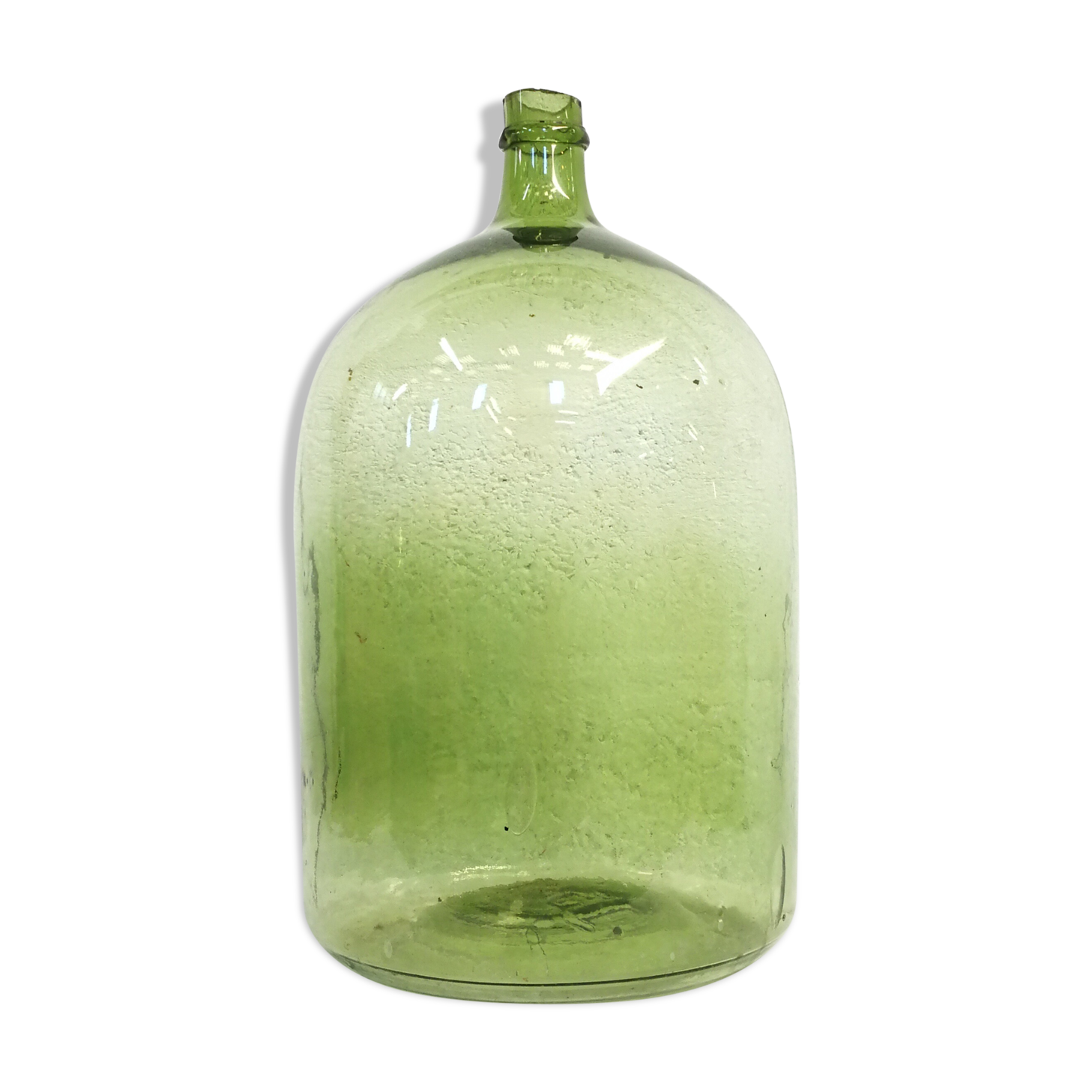 Dame jeanne 13 litres vert bouteille