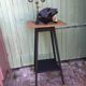 Renovated vintage selette in black