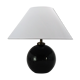 Art Deco black glass ball lamp 1930
