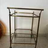 Desserte vintage en laiton