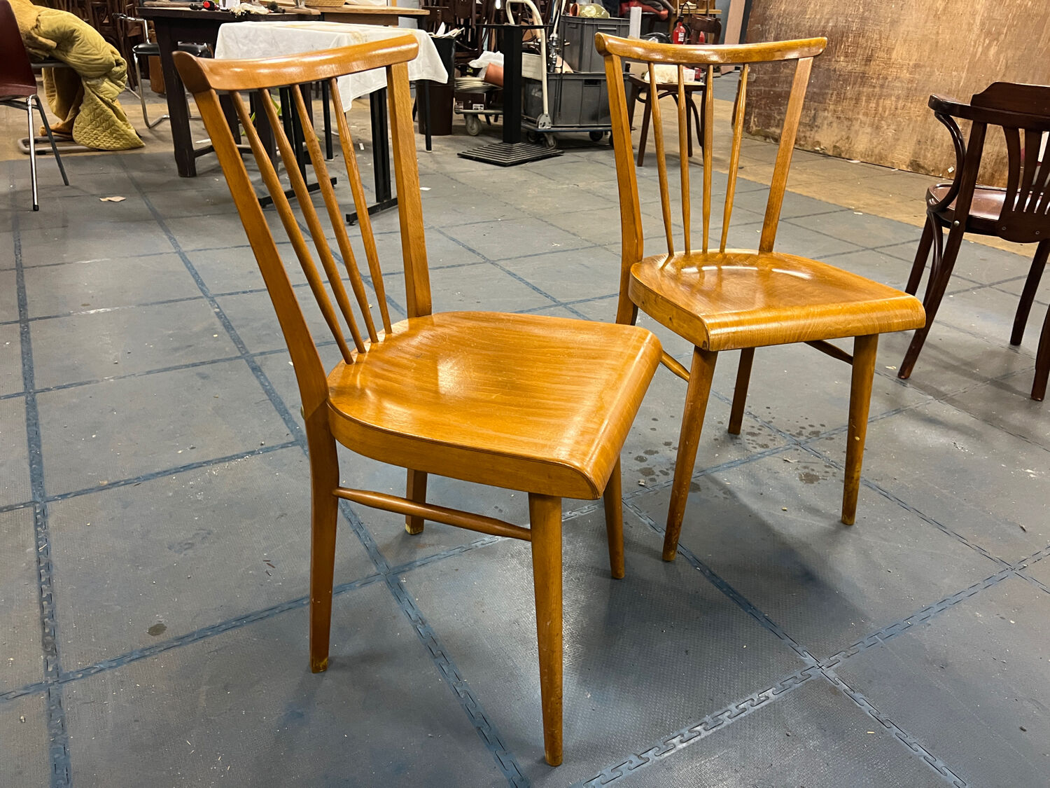 Pair of Scandinavian chairs