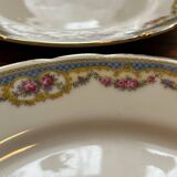 Assiettes à dessert porcelaine