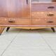 Oak storage unit, splayed legs circa 1950s