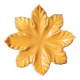 Assiette feuille d automne Barbotine