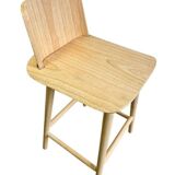 Solid wood stool