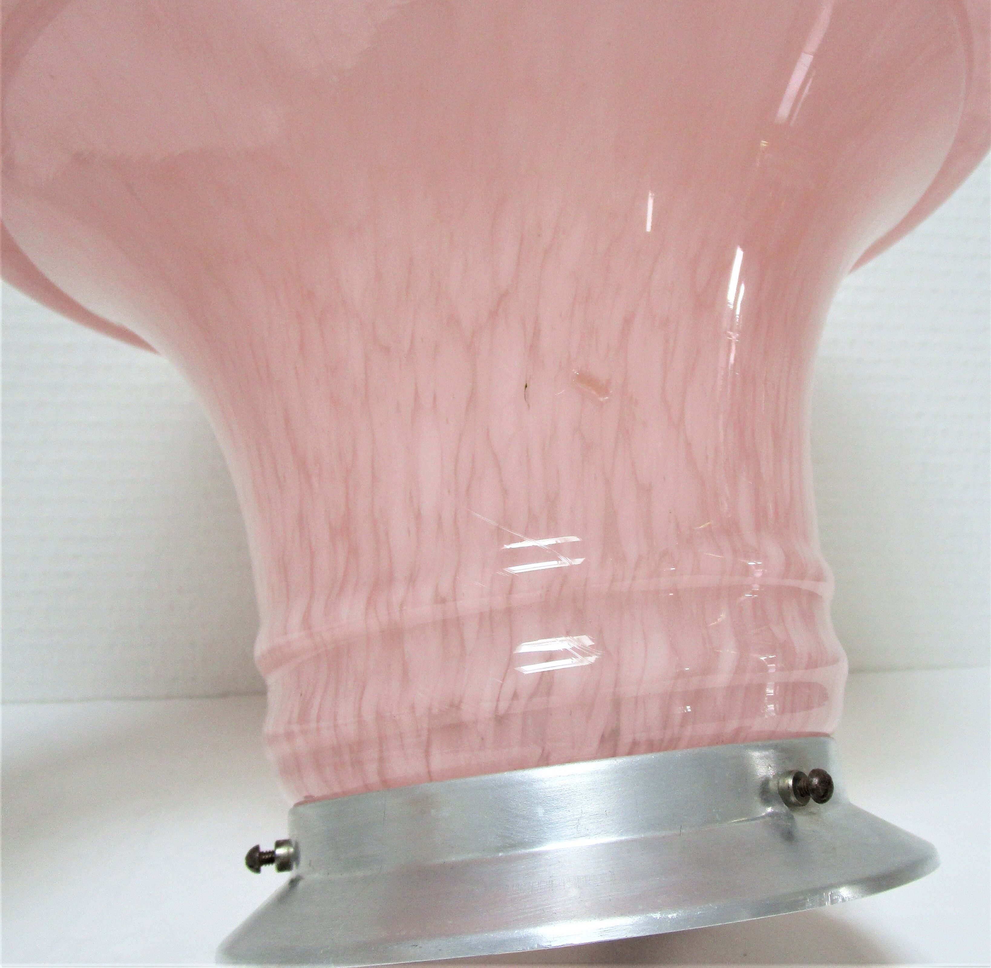 Art Deco glass ceiling lamp 20/30 years