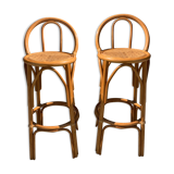 Rattan bar stools