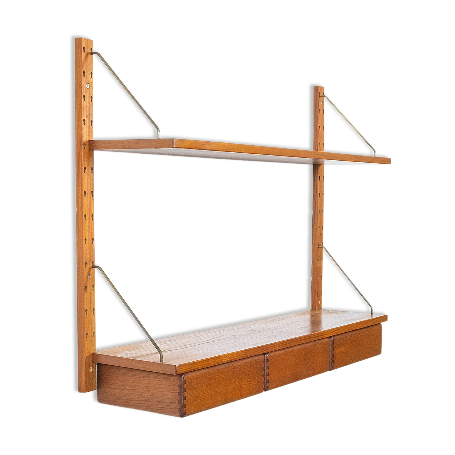 Wall Shelf with drawers by Sven Ellekaer for Albert Hansen, 1950s