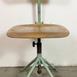 Green Industrial Workshop Chair, 1950s
