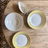 Lot of 4 vintage serving pieces Moulin des Loups
