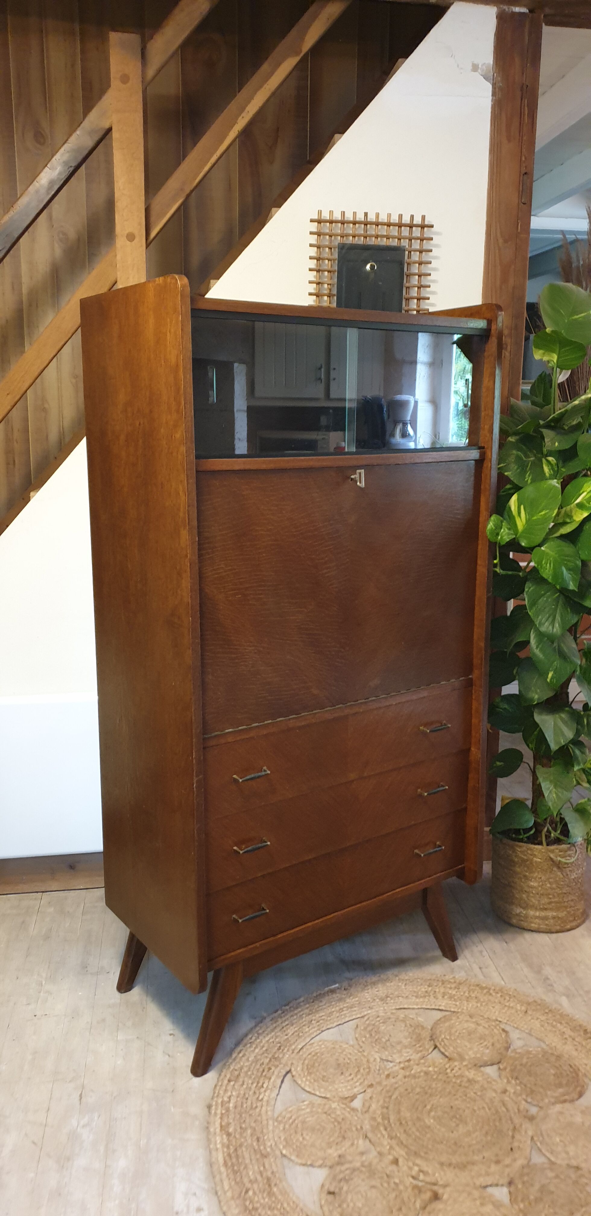 Secretary vintage compass feet