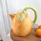 Pichet barbotine orange