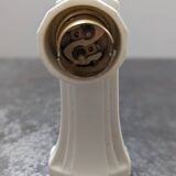 Old art deco porcelain bathroom wall light 1930