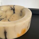 Ashtray empty vintage marble pocket 70s